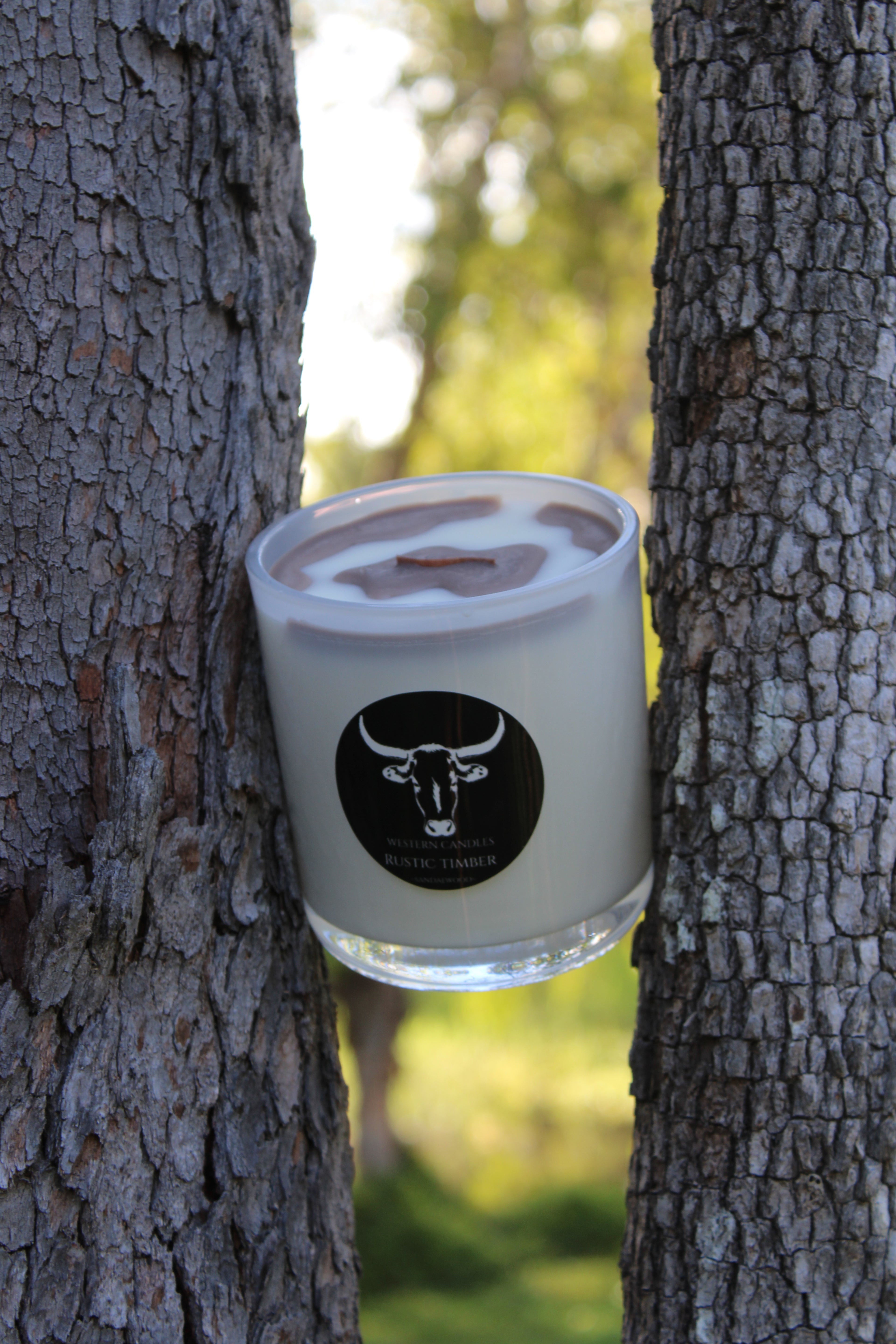 Western White Large Candle